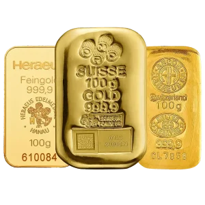 1 ounce Gold Bar - Perth Mint Button