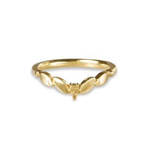Long Citrine Ring - Sterling Silver
