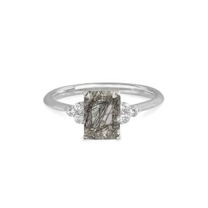Crown Ring Sterling Silver - Black Onyx