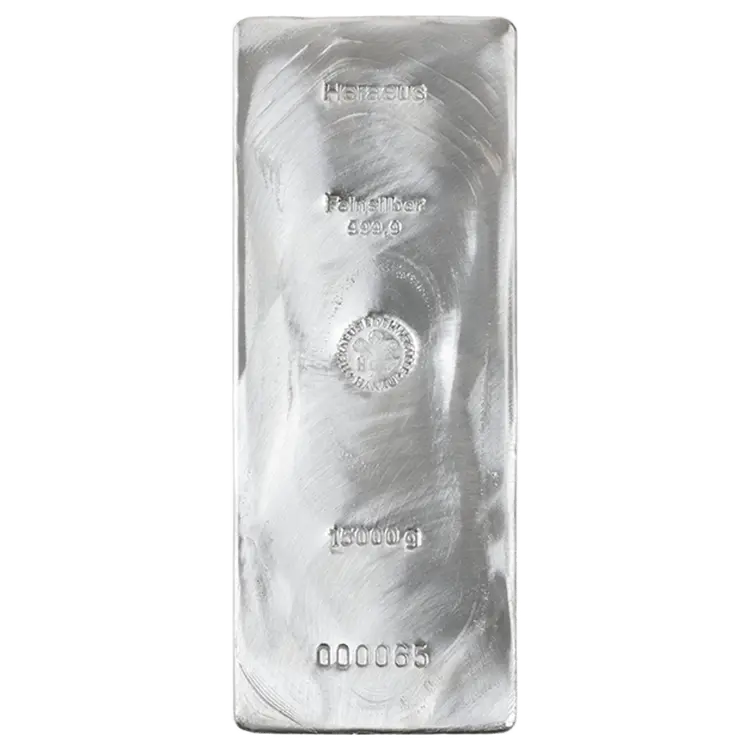 15 kg Silver Bar - Heraeus